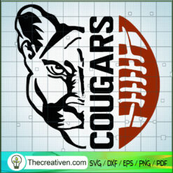 Cougars Sports SVG, Cougars SVG, Rugby SVG