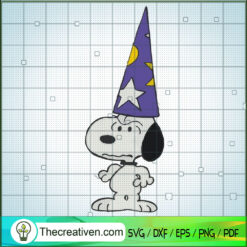 Snoopy Night Hat SVG, Angry Snoopy SVG, Cartoon Movie SVG
