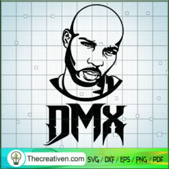 Rapper Earl Simmons DMX SVG, DMX SVG, Dark Man XThe Ruff Ryder SVG