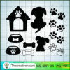 Dog Accessories SVG, Dog SVG, Pet Lover SVG
