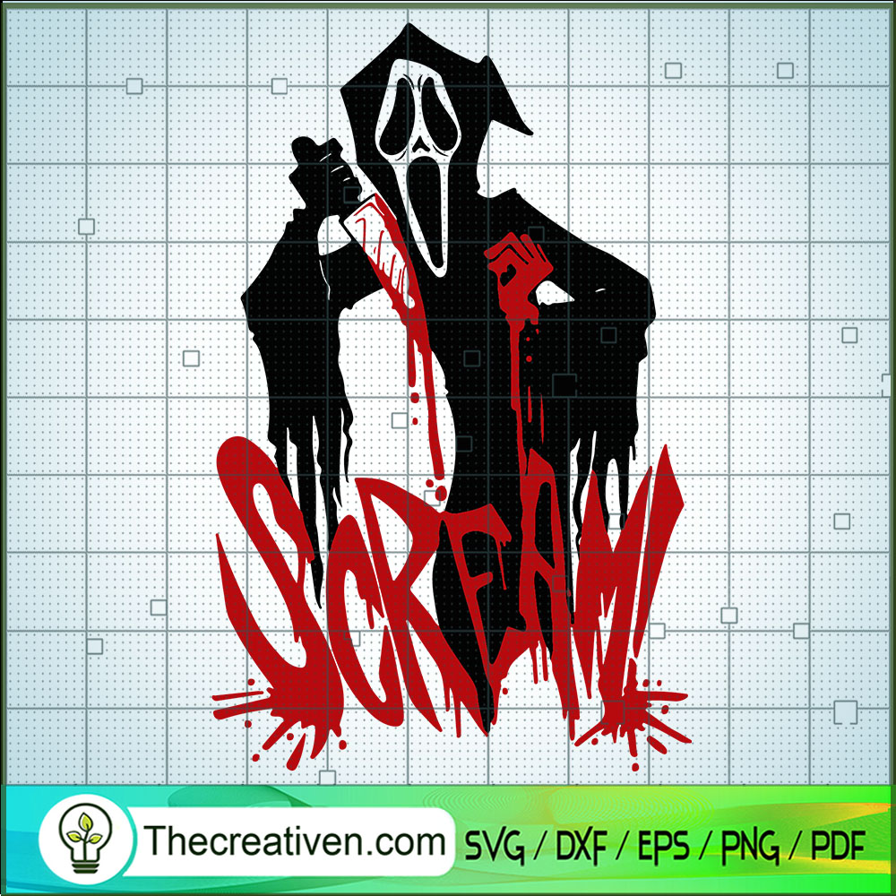Horror Scream Ghost SVG, Ghost SVG, Horror Halloween SVG 1 Horror Scream Ghost SVG, Ghost SVG, Horror Halloween SVG