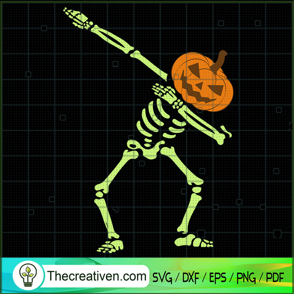 Skeleton Dabbing SVG, Pumpkin Head SVG, Halloween Funny SVG 1 Skeleton Dabbing SVG, Pumpkin Head SVG, Halloween Funny SVG