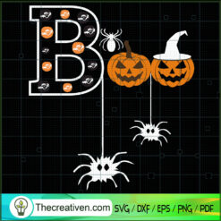 Boo Halloween SVG Cut File for Cricut & Silhouette Design 56485