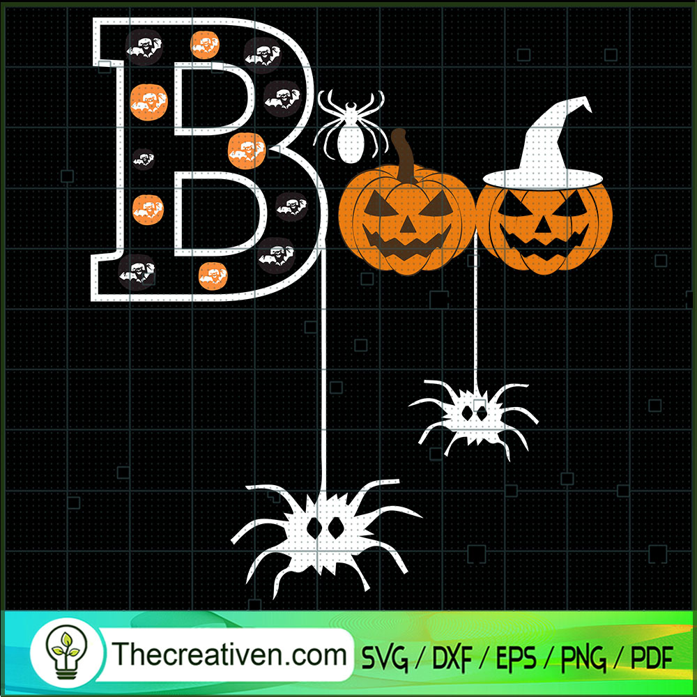 Boo Halloween SVG Cut File for Cricut & Silhouette Design 56485 1 Boo Halloween SVG Cut File for Cricut & Silhouette Design 56485