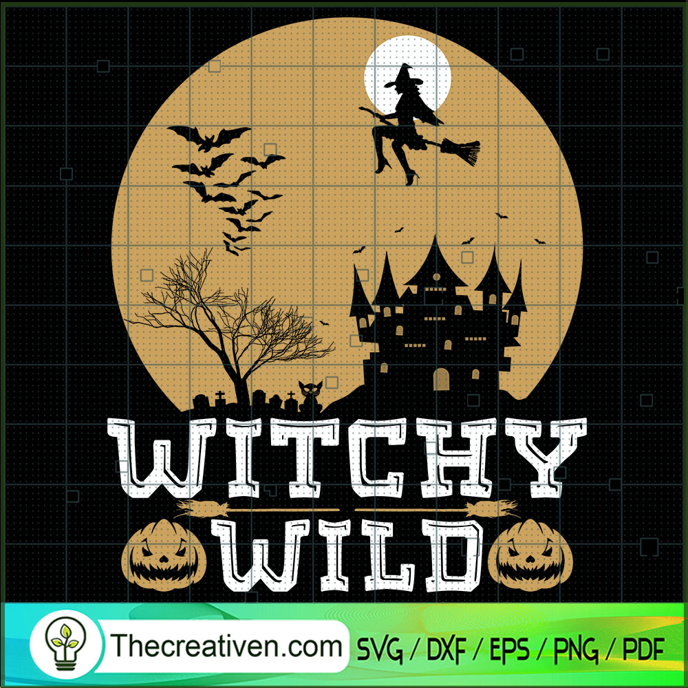 Witchy Wild SVG, Pumpkin SVG, Halloween SVG 1 Witchy Wild SVG, Pumpkin SVG, Halloween SVG