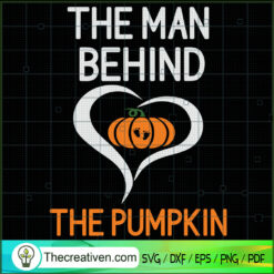 The Man Behind The Pumpkin SVG Cut File for Cricut & S Design 56556