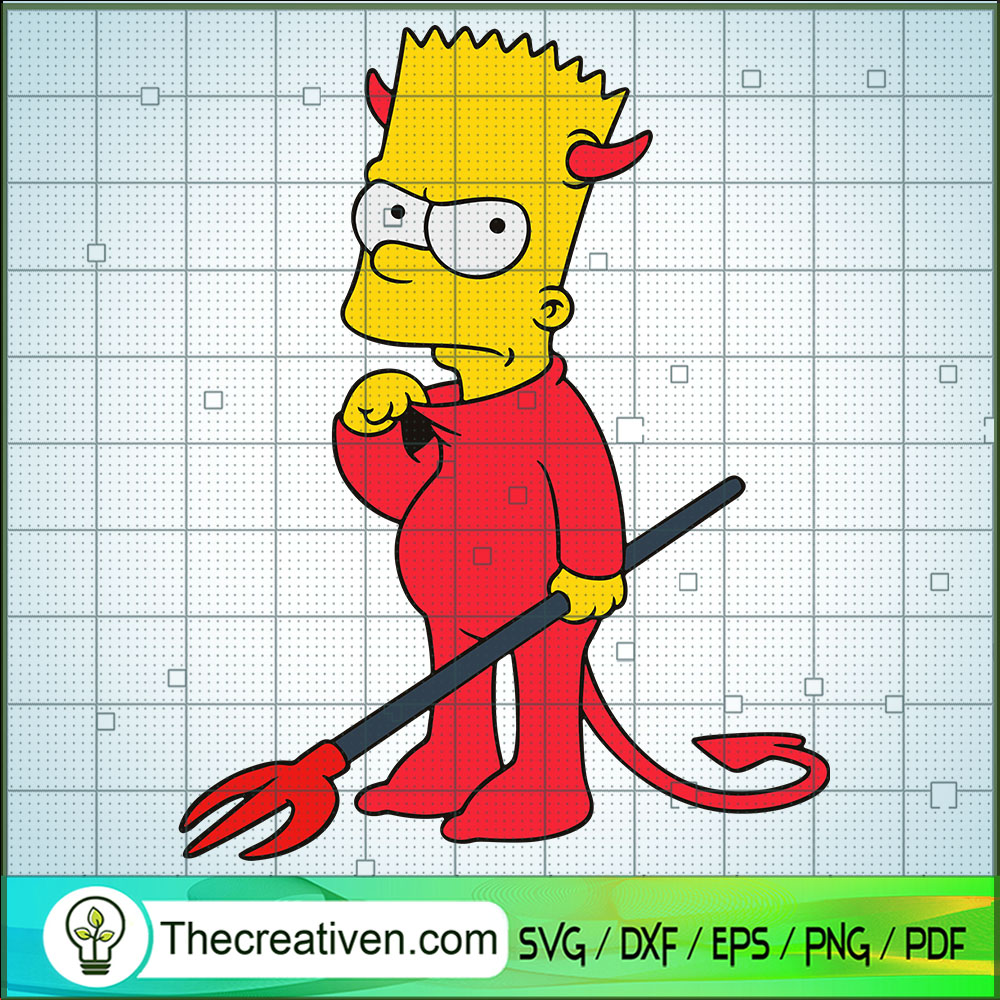 The Simpson Devil SVG, Simpson Halloween SVG, Devil SVG 1 The Simpson Devil SVG, Simpson Halloween SVG, Devil SVG