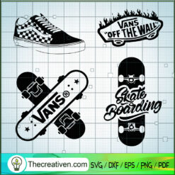 Vans Off The Wall SVG, Skate Boarding Vans SVG, Vans Brand SVG
