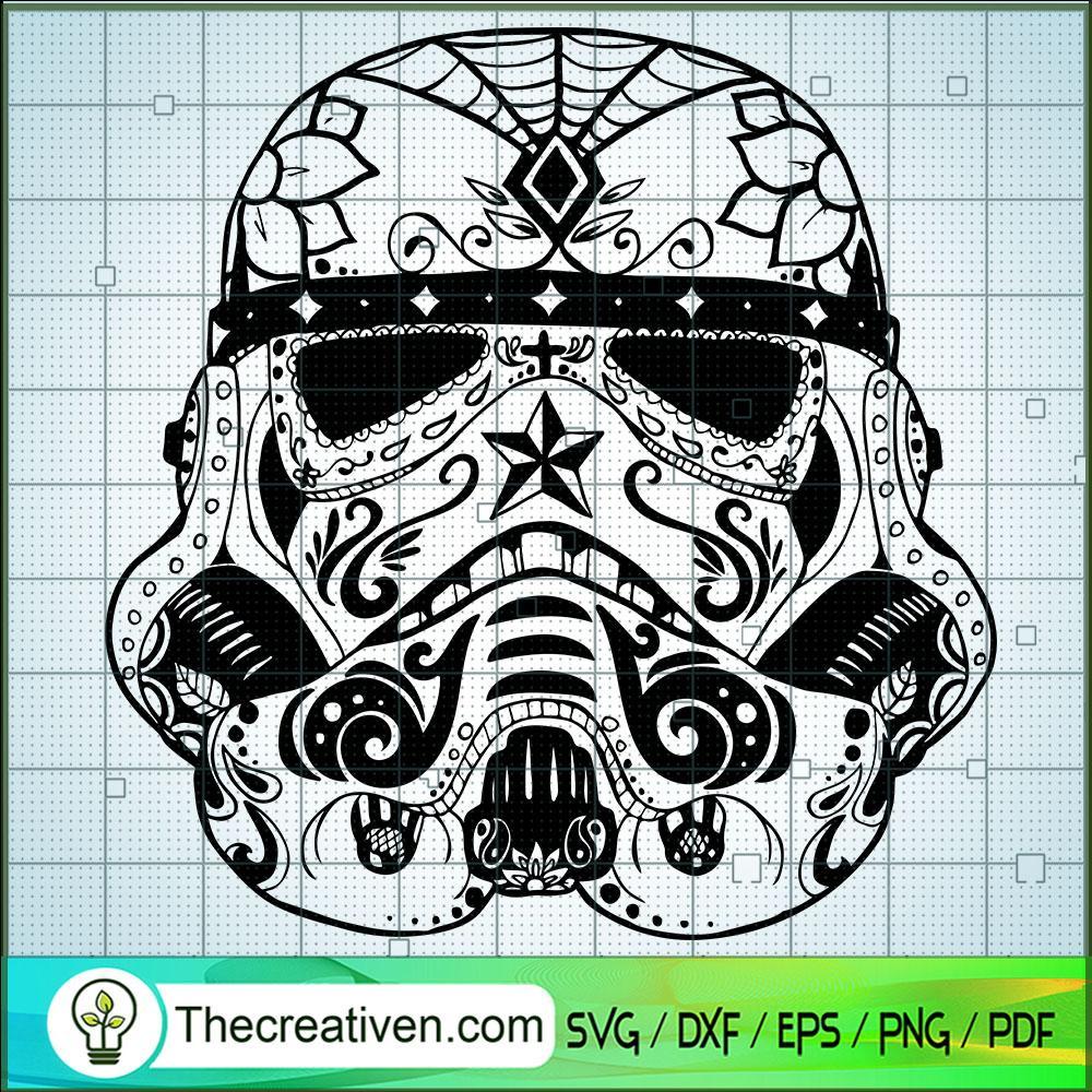 Stormtrooper Head Pattern SVG, Star Wars SVG, Stormtrooper SVG 1 Stormtrooper Head Pattern SVG, Star Wars SVG, Stormtrooper SVG
