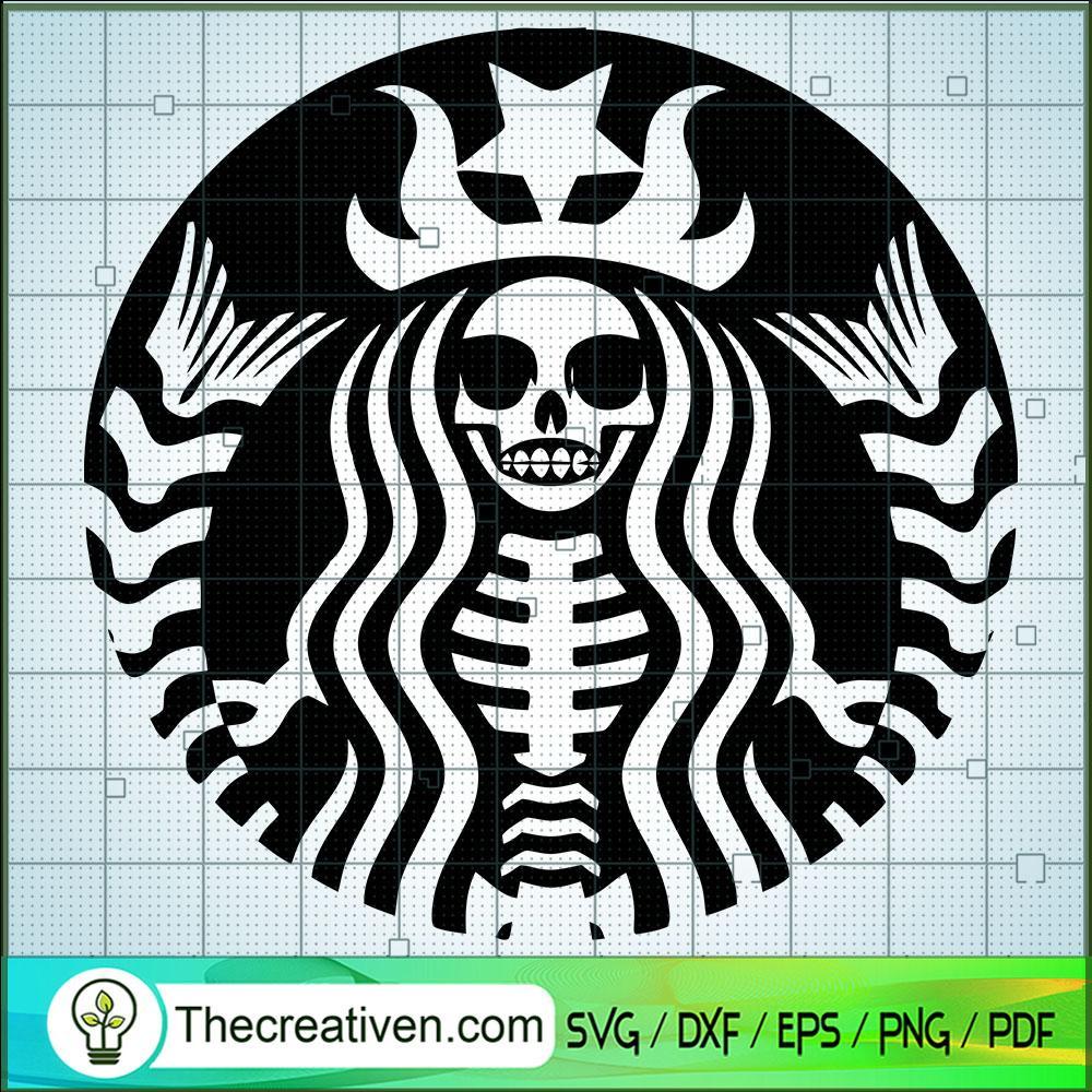 Skeleton Starbucks Logo SVG Cut File for Cricut & Silhouette 1 Skeleton Starbucks Logo SVG Cut File for Cricut & Silhouette