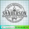 Red & Breakfast Sanderson Si SVG Cut File for Cricut 3 140 copy 4
