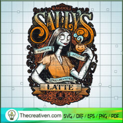 Sally Sally Pumpkin Spiced Latte SVG, Sally SVG, Halloween SVG