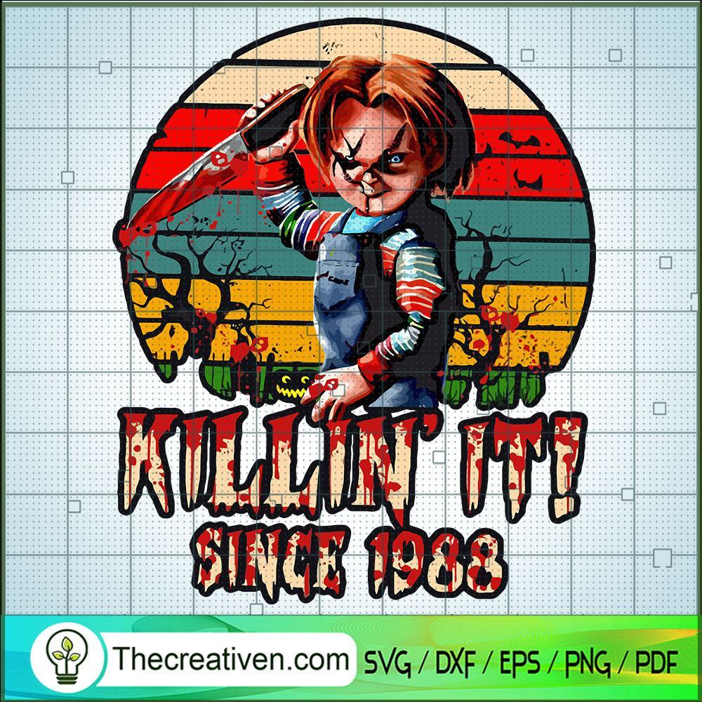 Killin' It Since 1988 SVG Cut File for Cricut & Silhouette 1 Killin' It Since 1988 SVG Cut File for Cricut & Silhouette