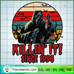 Killin' It Since 1996 SVG, Ghostface SVG, Scream Ghost SVG
