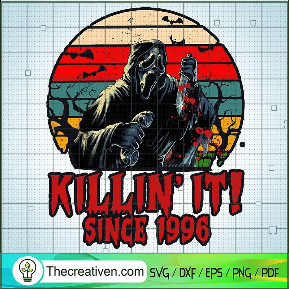 Killin' It Since 1996 SVG, Ghostface SVG, Scream Ghost SVG 1 Killin' It Since 1996 SVG, Ghostface SVG, Scream Ghost SVG