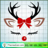 Reindeer Face SVG, Reindeer Christmas SVG, Reindeer SVG 2 93 copy 3