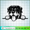 Peeking Rottweiler SVG, Rottweiler Dog SVG, Pet Lover SVG 2 21 copy 8