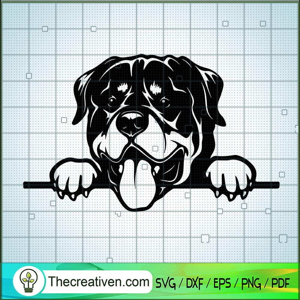 Peeking Rottweiler SVG, Rottweiler Dog SVG, Pet Lover SVG 1 Peeking Rottweiler SVG, Rottweiler Dog SVG, Pet Lover SVG