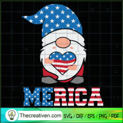 Gnomes Merica SVG, Patriotic Gnomes SVG, Gnomes SVG