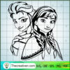 Frozen Svg Frozen Princess Anna and Elsa copy