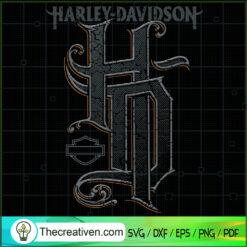 Harley-Davidson Monograms Logo SVG Cut File for Cricut & Silhouette