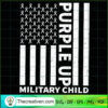 Purple Up Military Child SVG, Army SVG, USA Flag SVG