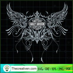 Harley-Davidson Wings SVG, Harley-Davidson Logo SVG, Motorcyles SVG