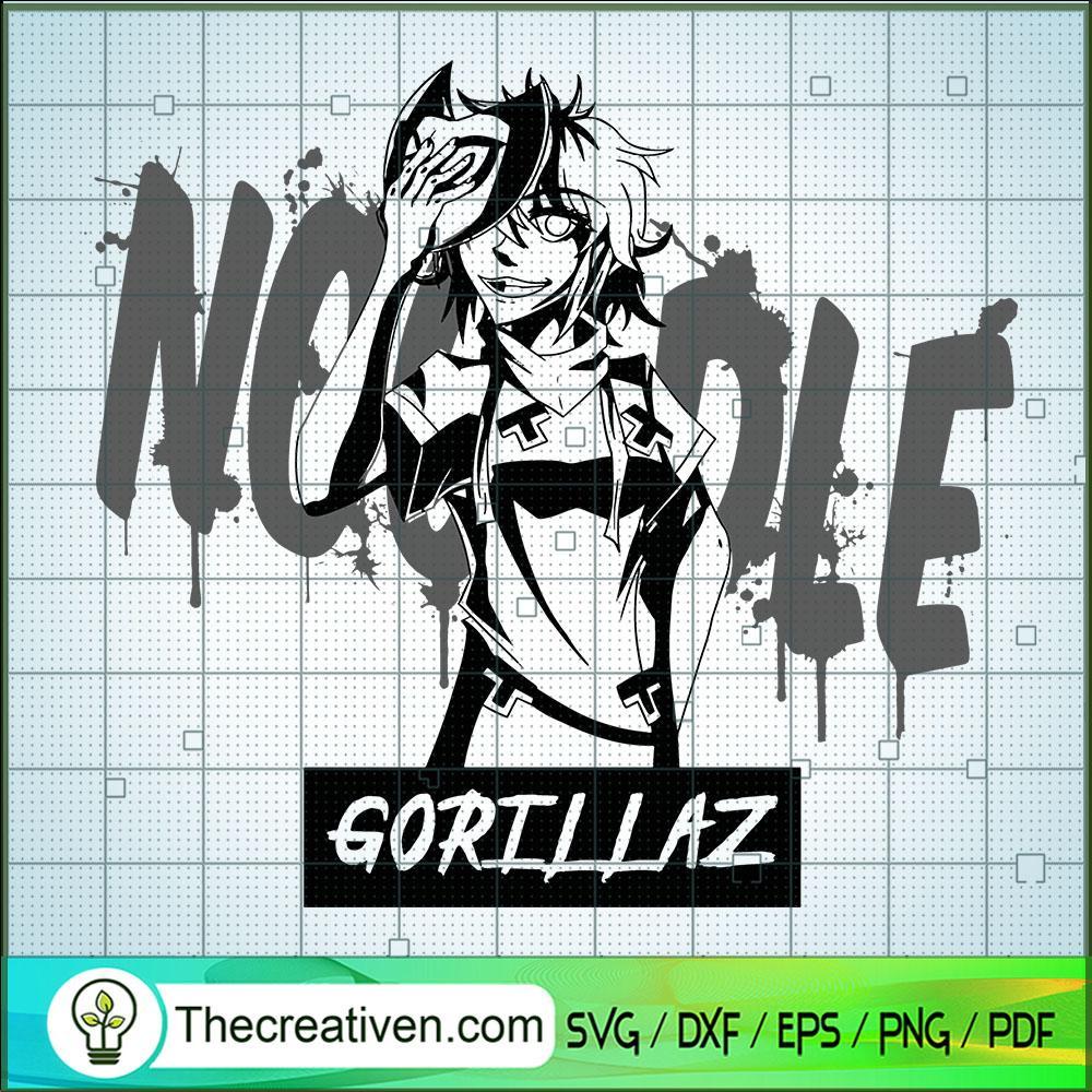 Noodle Gorillaz SVG, Gorillaz Band SVG, Gorillaz SVG 1 Noodle Gorillaz SVG, Gorillaz Band SVG, Gorillaz SVG