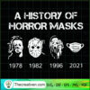 A History of Horror Masks SVG, Mask Horror SVG, Halloween SVG 2 159 copy 3
