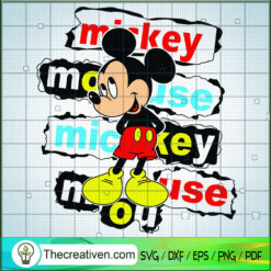 Mickey Mouse SVG, Disney Mickey SVG, Cute Mickey SVG