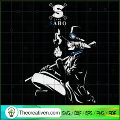 Zhan Sabo SVG, One Piece SVG, Sabo SVG
