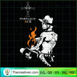 Portgas D Ace SVG, Asce SVG, One Piece SVG
