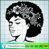 Woman Birthday SVG, Beautiful Hair SVG, Afro Woman SVG 3 172 copy 2