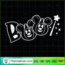 Boo Pumpkin Mickey Mouse SVG, Disney Mickey Mouse SVG, Hallowen SVG