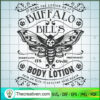 Buffalo Bill Body Lotion SVG, Buffalo Skull SVG, Halloween SVG