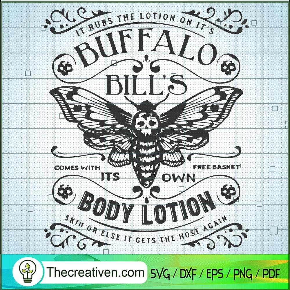 Buffalo Bill Body Lotion SVG, Buffalo Skull SVG, Halloween SVG 1 Buffalo Bill Body Lotion SVG, Buffalo Skull SVG, Halloween SVG