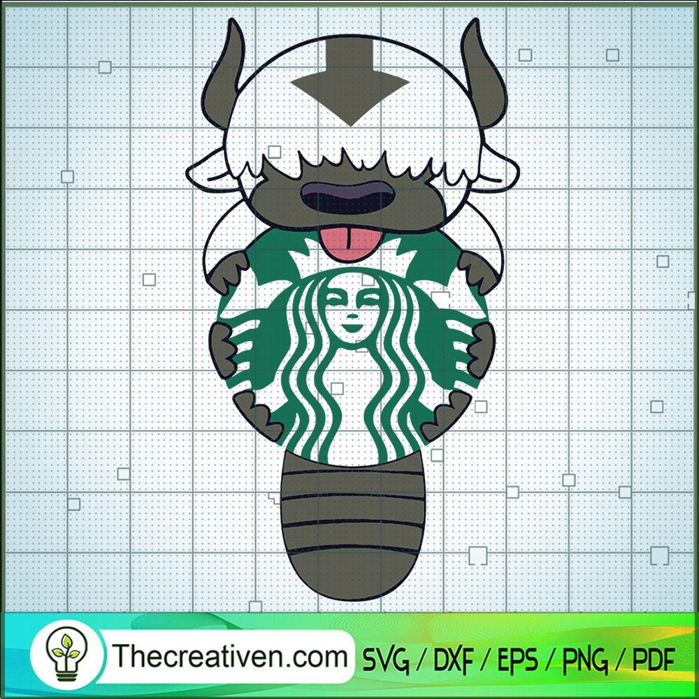 Appa Starbucks SVG, Appa SVG, The Last Airbender SVG 1 Appa Starbucks SVG, Appa SVG, The Last Airbender SVG