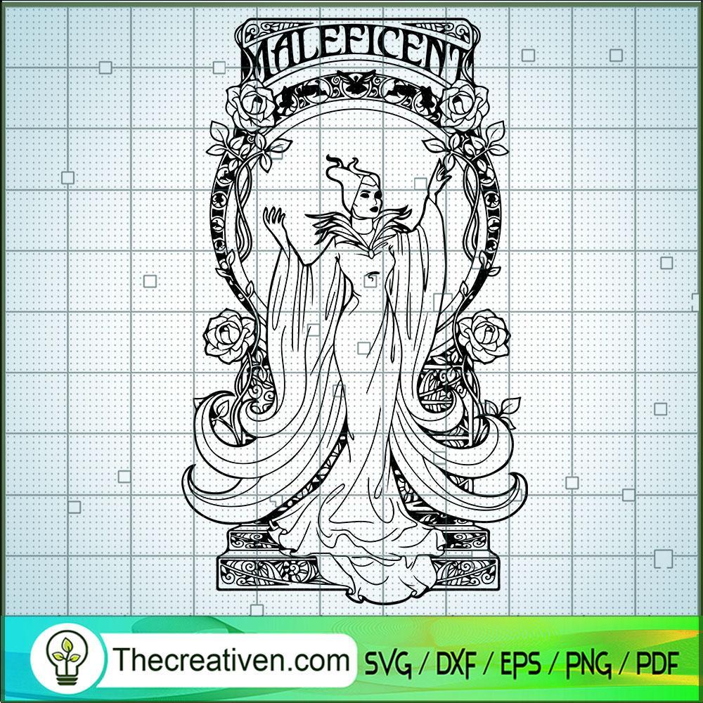 Maleficent Witch SVG, Disney Witch SVG, Halloween SVG 1 Maleficent Witch SVG, Disney Witch SVG, Halloween SVG