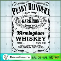 Birmingham Whiskey Logo SVG Cut File for Cricut & Silhouette