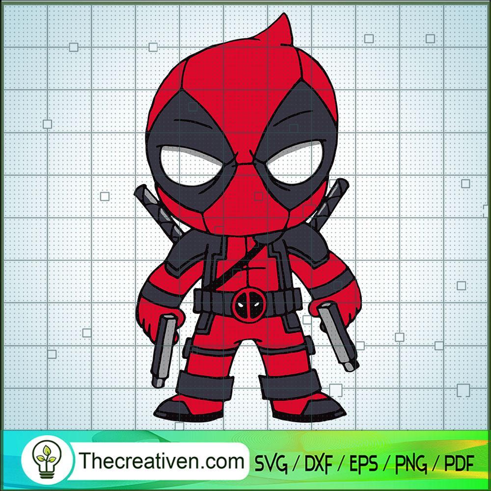 Deadpool Chibi SVG, Marvel SVG, Deadpool SVG 1 Deadpool Chibi SVG, Marvel SVG, Deadpool SVG