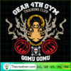 Gear 4th Gym Training Club SVG, Gomu Gomu SVG, One Piece SVG 3 6 copy 7