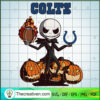 Colts Jack Pumpkin SVG, Jack Skelington SVG, Halloween SVG