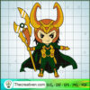 Loki Chibi SVG, Loki God SVG, Avengers SVG