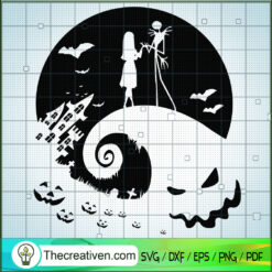 Jack Skellington Meet Sally SVG Cut File for Cricut & Silhouette