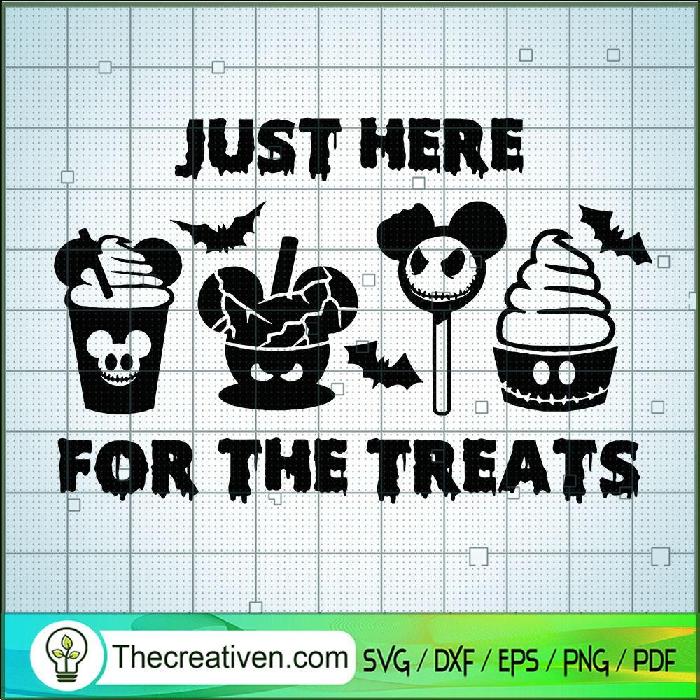 Just Here For The Treats SVG, Halloween Cups SVG, Disney SVG 1 Just Here For The Treats SVG, Halloween Cups SVG, Disney SVG