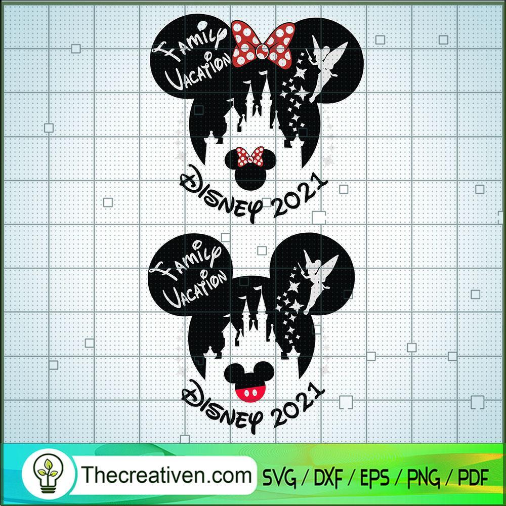Family Vacation Disney 2021 SVG Cut File for Cricut & Silhouette 1 Family Vacation Disney 2021 SVG Cut File for Cricut & Silhouette