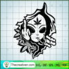 Alien Smoke Middle Finger SVG, Smoking Weed SVG, Cannabis SVG 2 1449 copy
