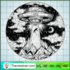 UFO At Night SVG, UFO SVG, Galaxy SVG 2 1443 copy