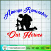 Aways Remember Our Heroes SVG, Army SVG, Veteran SVG