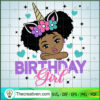 Birthday Girl SVG, Black Girl Unicorn SVG, Black Baby SVG 2 1386 copy